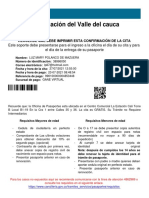 Cita Pasaporte Gobernación Del Valle - 38986050