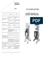 User Manual: B 35F-1/B35F/B40F-1/B40F MIXER