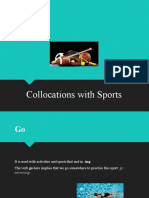 Collocations With Sports