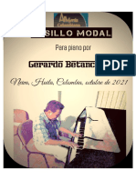 PASILLO MODAL. Para piano por Gerardo Betancourt.