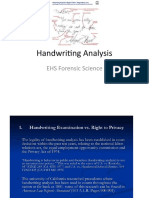 Handwriting Analysis: EHS Forensic Science