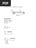 SFD and BMD of Overhanging Beam Analysis | PDF | Bending | Mechanical ...