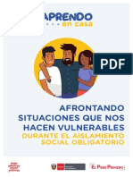 Afrontando Situaciones Que Nos Hacen Vulnerables Durante El Aislamiento Social Obligatorio