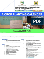 Crop Planting Calendar JICA