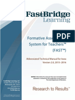 Formative Assessment System For Teachers (FAST)