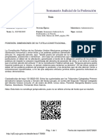 (TA) 178950 Posesion. Dimensiones de Su Tutela Constit