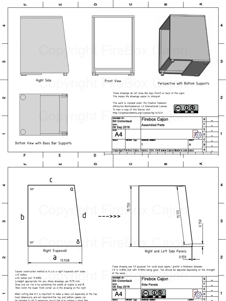 FireBox Cajon Plans 2018 10 28 PDF