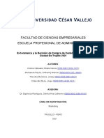 E-commerce y decisión de compra de comida rápida