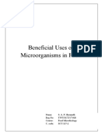 Beneficial uses of microorganisms in food production