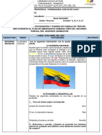 2, F.P. TERCEROS DE BÁSICA SEMANA TRES II PARCIAL DEL II QUIMESTRE.