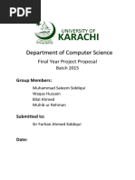 Department of Computer Science: Final Year Project Proposal