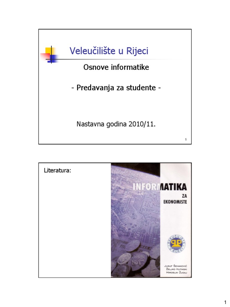 Osnove Informatike | PDF