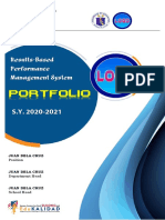 RPMS Portfolio Template Cover