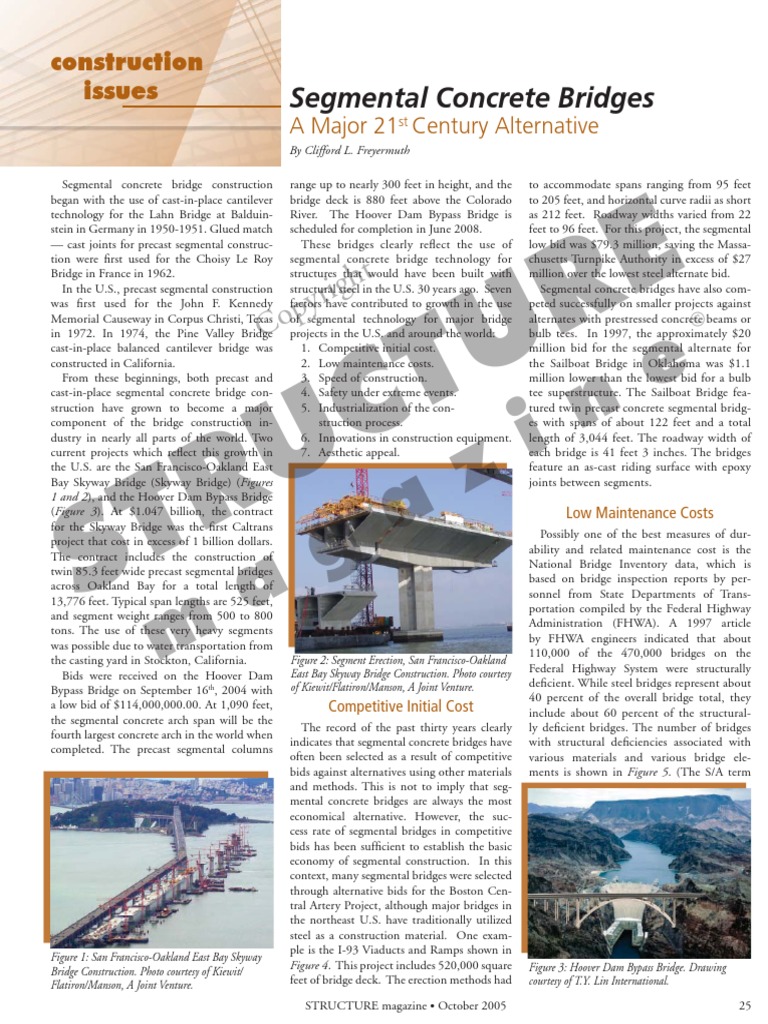 C CI Segmental Concrete Bridges Oct 051 | PDF | Bridge | Precast Concrete