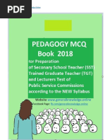 Pedagogy MCQs Book in PDF