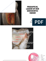 PERIAPICAL LESION NON ENDODONTIC ORIGIN