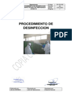 OP-PR-002 Procedimiento de Desinfección V05