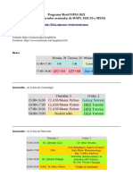 Horarios