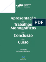 Apresentacao de Trabalhos Monograficos de Conclusao de Curso Edicao 10