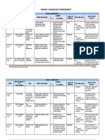 Grade 1 Baseline English HL