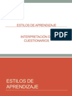 Interpretación de los estilos de aprendizaje de Felder