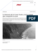 La Historia de La Costa Verde y de La Ciudad Que Conquistó Su Mar - Lima - Perú - Historias - El Comercio Perú