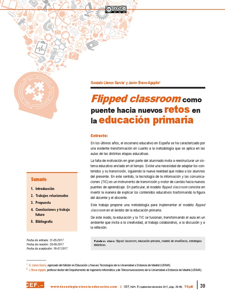 Flipped Classroom | PDF | Educación primaria | Maestros