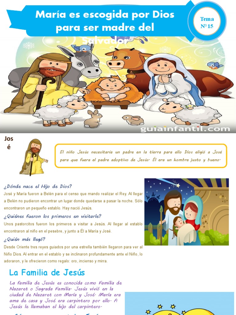 15 Tema | PDF | María, madre de Jesús | San José
