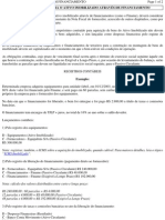 Aquisição de Bens para o Ativo Imobilizado Através de Financiamento