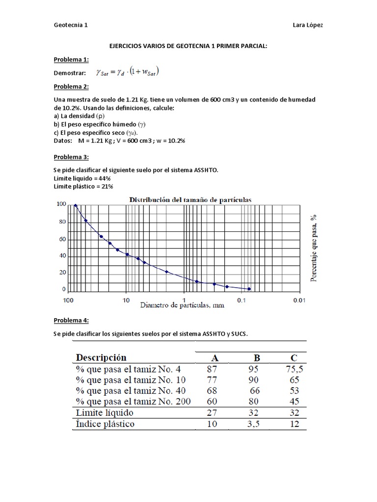Ejercicios 1 Primer Parcial | PDF | Ciencia y matemáticas