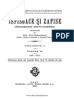 Ispisoace Și Zapise by Gheorghe Ghibănescu