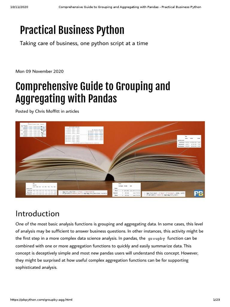 Comprehensive Guide To Grouping and Aggregating With Pandas - Practical ...
