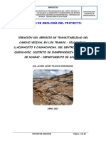 Informe de Mecánica de Geología