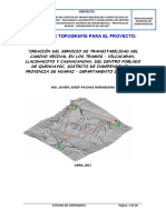 Informe de Topografía - Quenuayoc