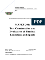 Measuring Physical Performance: Steps for Creating Valid and Reliable Tests