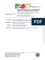 Antigen and A Restriction Element in Mice Human CD1d Functions As A Transplantation