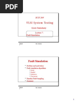 VLSI System Testing: Fault Simulation