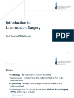 Introduction To Laparoscopic Surgery: Basic Surgical Skills Course