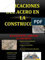 Aplicaciones Del Acero en El Concreto