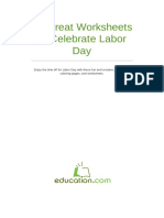 25 Great Worksheets To Celebrate Labor Day