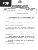 5° ano. LÍNGUA PORTUGUESA