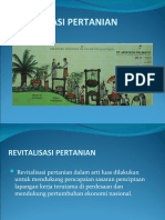 Filosofi Revitalisasi Pertanian - 1