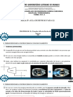 Termodinâmica de processos com escoamento e exercícios de revisão