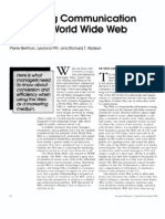 Pierre Berthon (1996) - Marketing Communication and The World Wide Web
