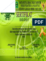 sertifikat HARAPAN I