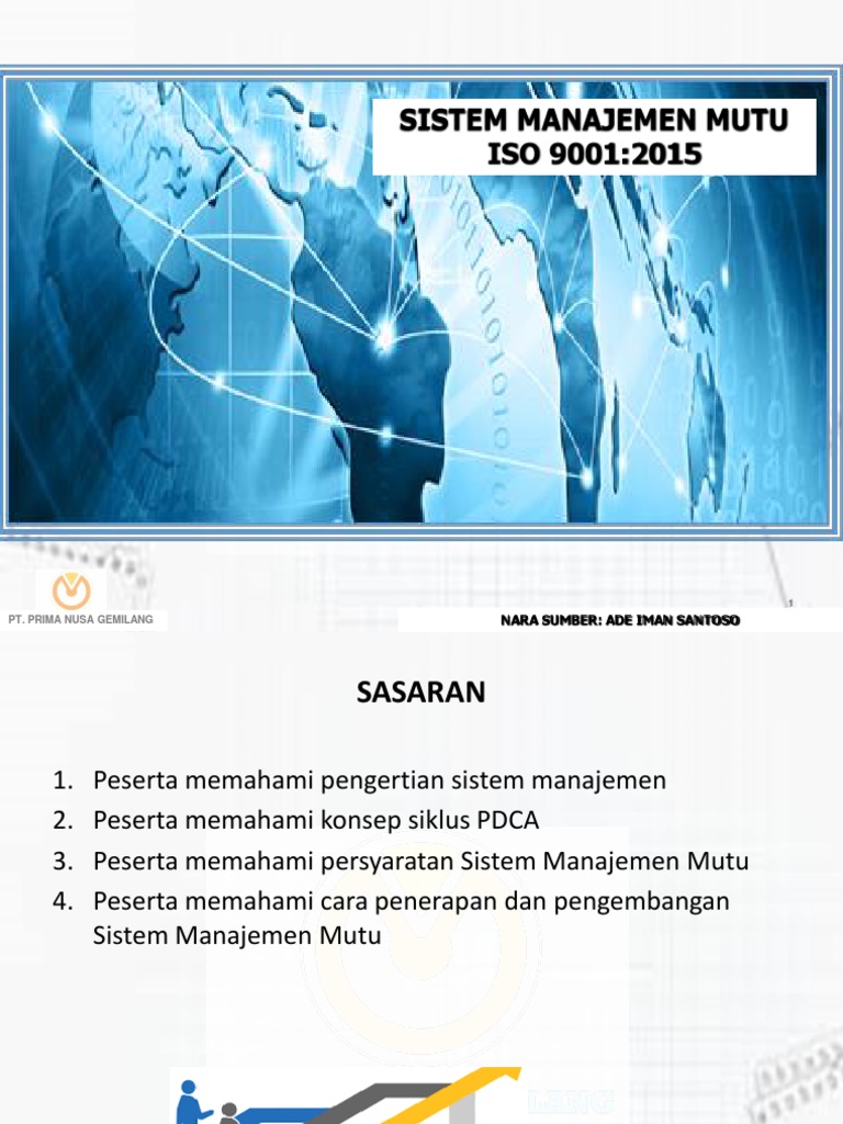 Webinar Quality Management System Iso 9001 Pdf Iso 9000 Quality