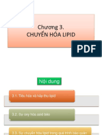 C3 Chuyển Hoá Lipid