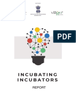 Incubating Incubators COHORT 1.O Report