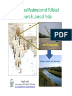 Ecological Restoration of Polluted Rivers & Lakes of India Rivers & Lakes of India
