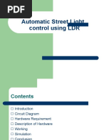 Automatic Street Light Control Using LDR